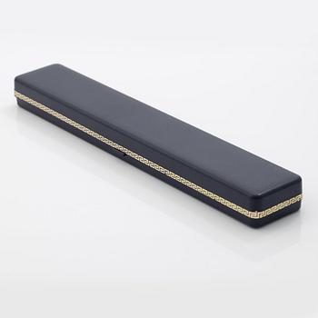 Collier, 18K guld, doserad x-länk.