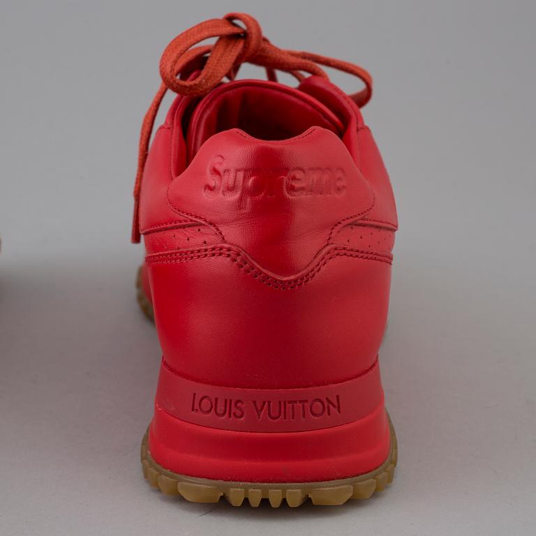 SNEAKERS, Louis Vuitton + Supreme, storlek 5,5.