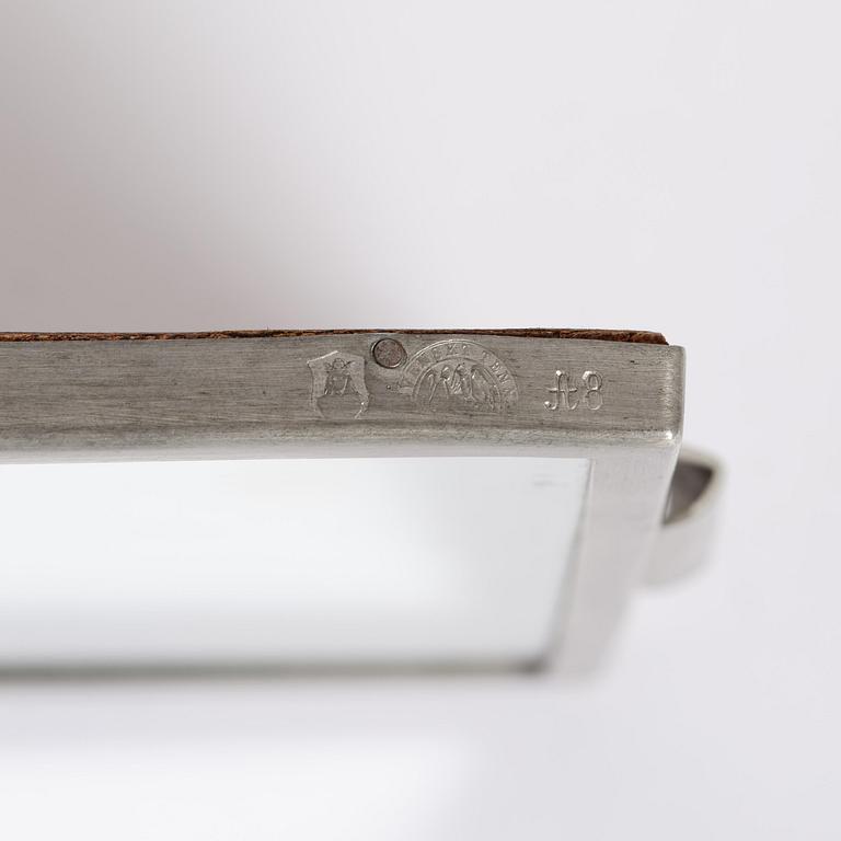 Firma Svenskt Tenn, spegel, tenn, modell "A 427", Stockholm, 1927.