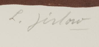 Lennart Jirlow, färglitografi, signerad 288/300.