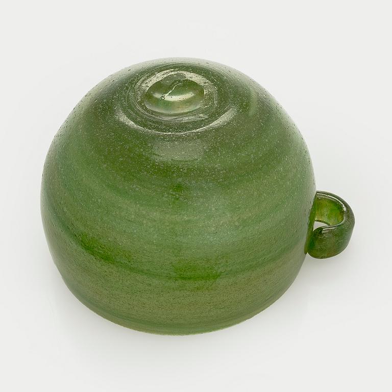 Oiva Toikka, boolimalja ja 7 lasia, "Iglu", signeerattu Oiva Toikka NNuutajärvi Notsjö, 1973-75.