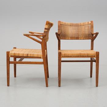 KARMSTOLAR, 6 st, Eric Wörtz, 1900-talets andra hälft.