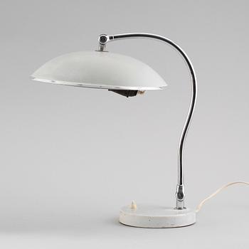 BORDSLAMPA, 1900-talets andra hälft.