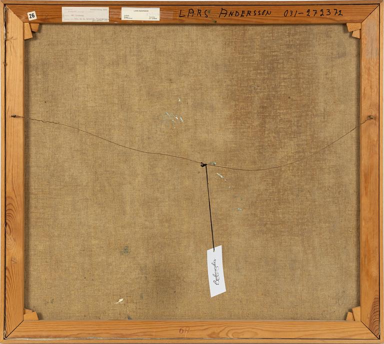 Alf Lindberg, "Gatubild"/”Uppställning med askar”.