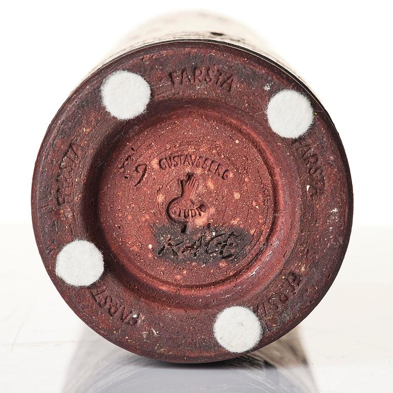 Wilhelm Kåge, a Farsta stoneware vase, Gustavsberg Studio 1959.