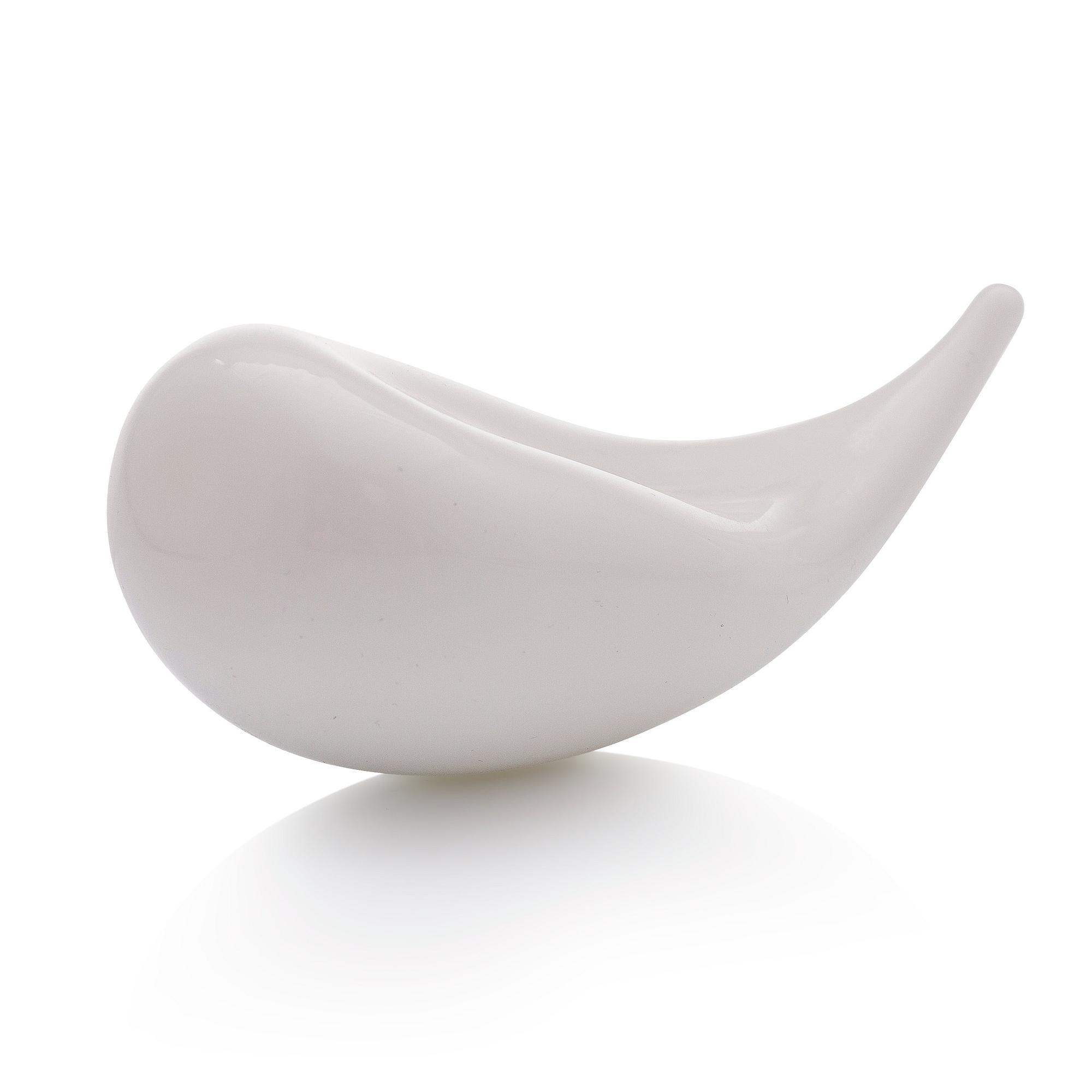 TIMO SARPANEVA, veistos, opaalilasia, "Hammas", signeerattu T. Sarpaneva Iittala 1951.