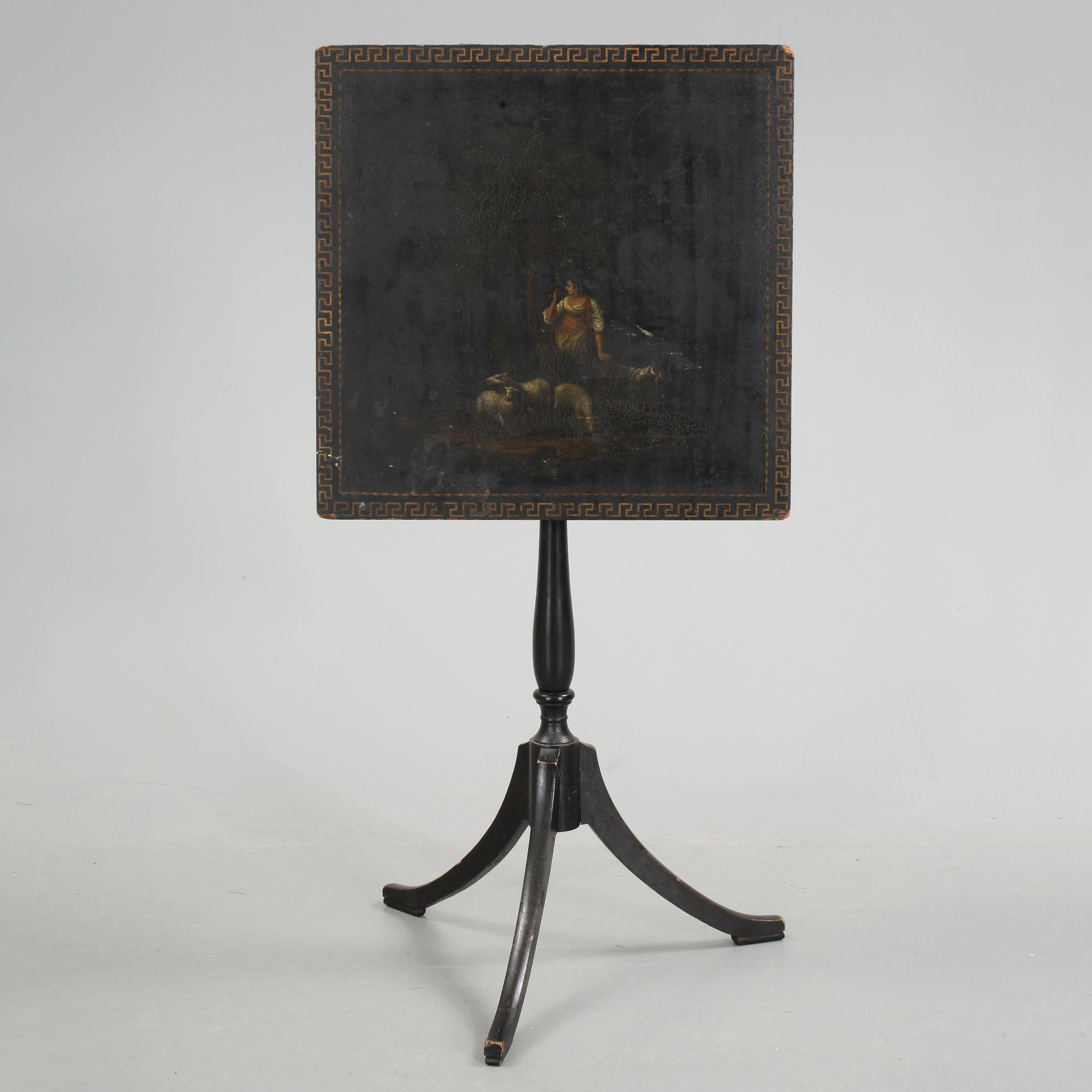 FÄLLBORD, av Johan Nils Asplind, verksam i Falun 1783-1820.