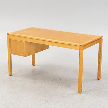 Carl Malmsten, a birch desk, second half of the 20th century.