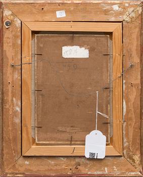 oil on board, signed and dated 1912.