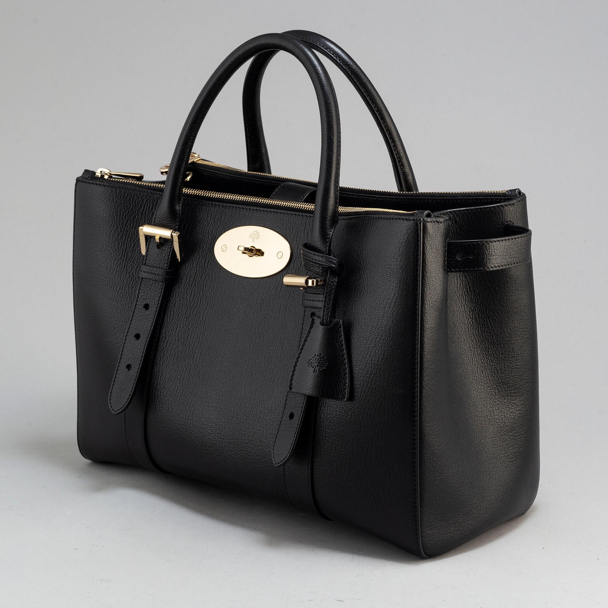 MULBERRY Bayswater double zip bag. Bukowskis