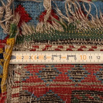 A Kazak runner, Southwest Caucasus, c. 375 x 98 cm.