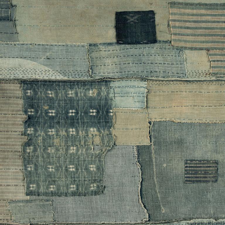 Boro-textil, bomull, Japan, sent 1800-tal/omkring 1900.