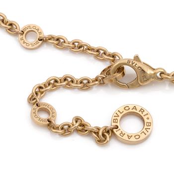 COLLIER, Bulgari, "Bvlgari bvlgari necklace" med briljantslipade diamanter totalt ca 0,90 ct. Kvalitet ca G-H/VS.