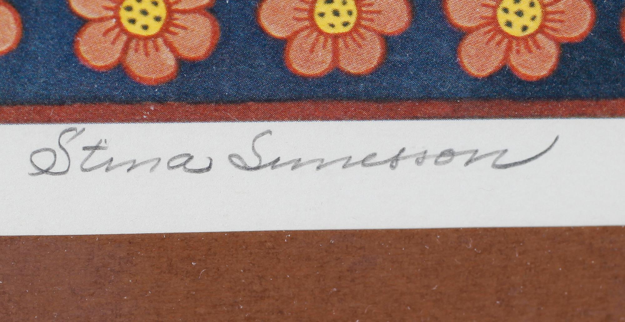 STINA SUNESSON, färglitografi, signerad och numrerad 199/360.