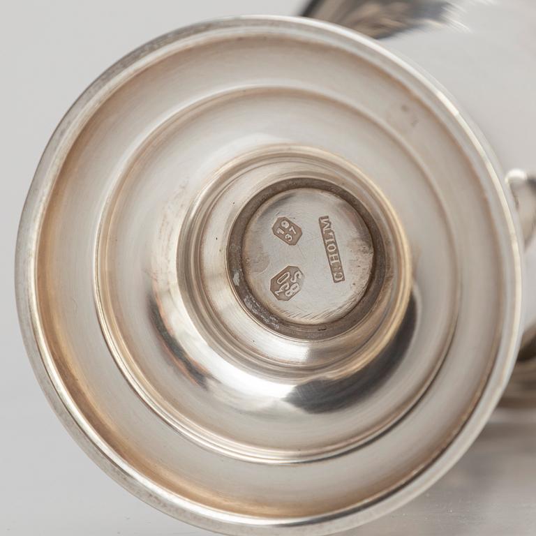 Ten Silver Beakers, 20th Century.