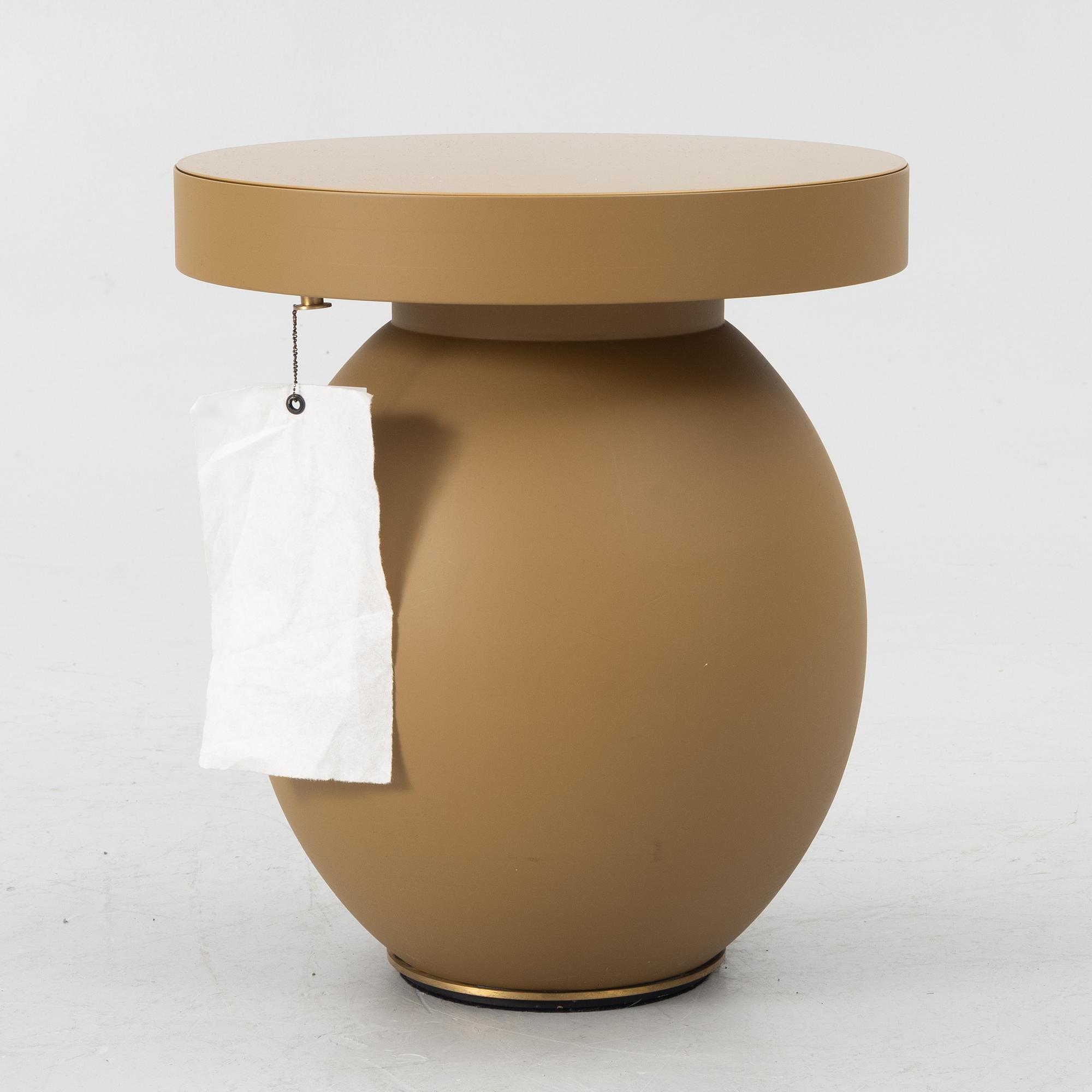 Eva-Lotta Axelsson, a 'Notkate' side table by Nude Ateljé.