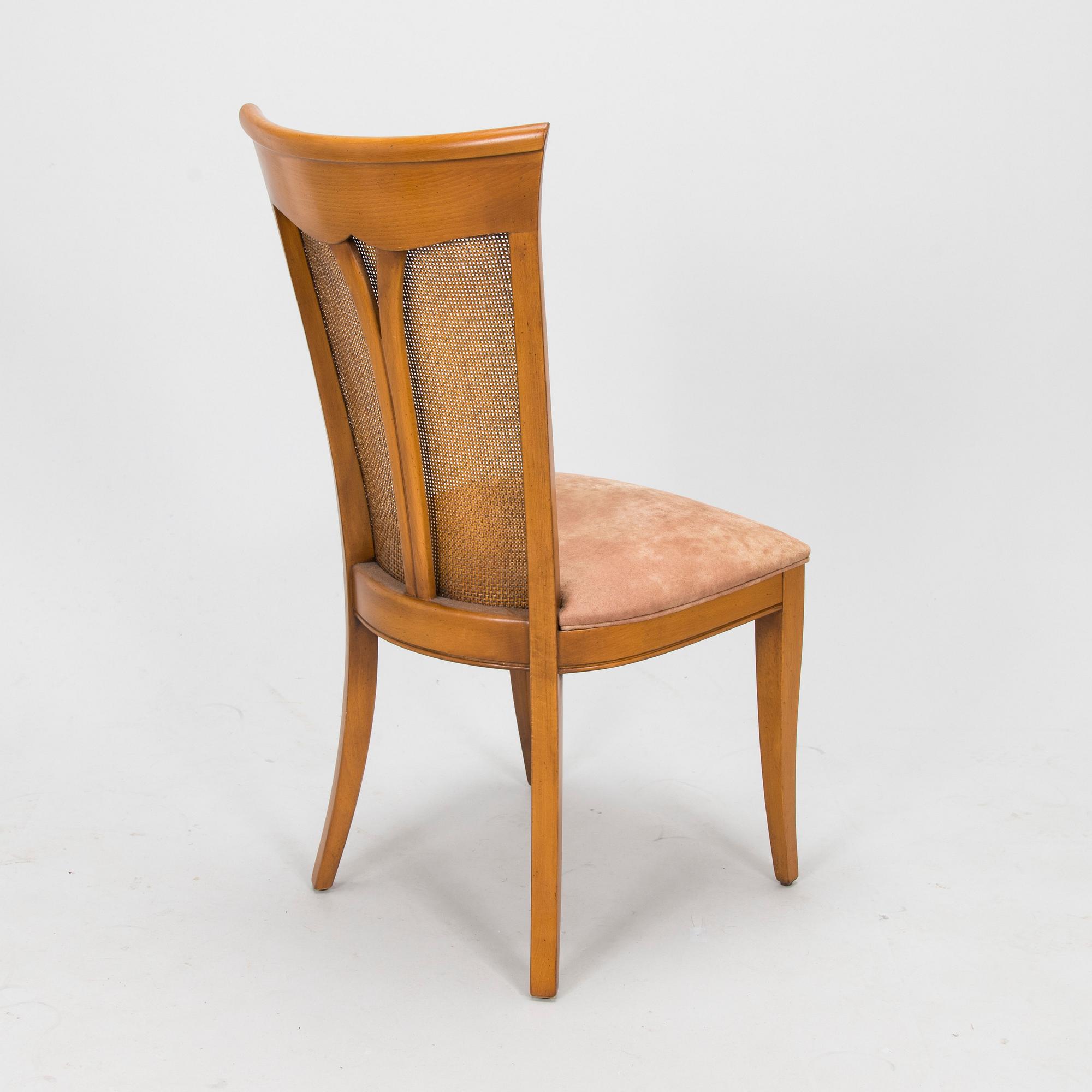 Desk and chair, late 20th century.