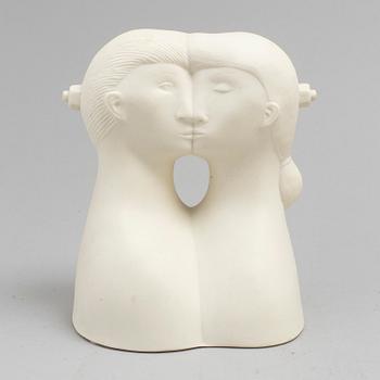 A Stig Lindberg parian figurine, "De Tu", Gustavsberg, 1970s.