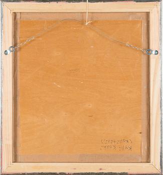 Kylli Koski, oil on board, signed Kylli Haarni and dated -45.