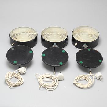 Three "OS lamps" by Anders Pehrson for Ateljé Lyktan, third quarter of the 20th century.