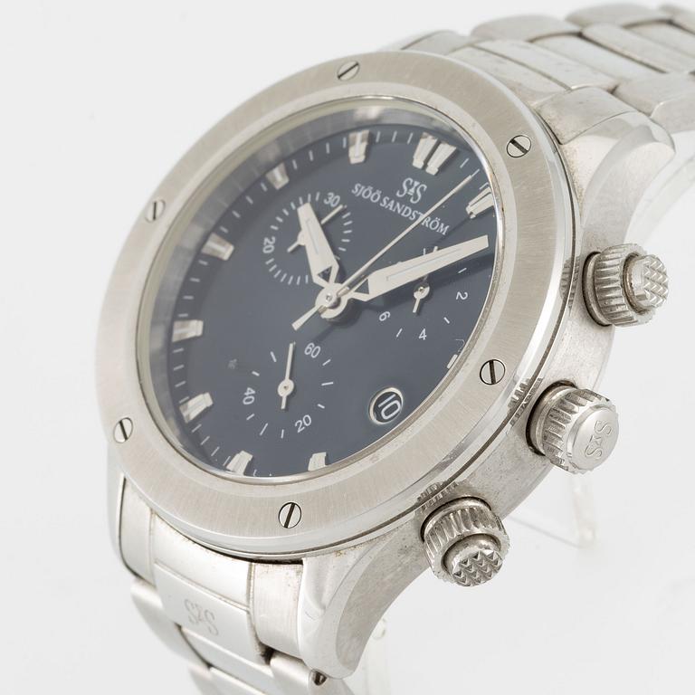 Sjöö Sandström, Lady Extreme, wristwatch, chronograph, 37 mm.