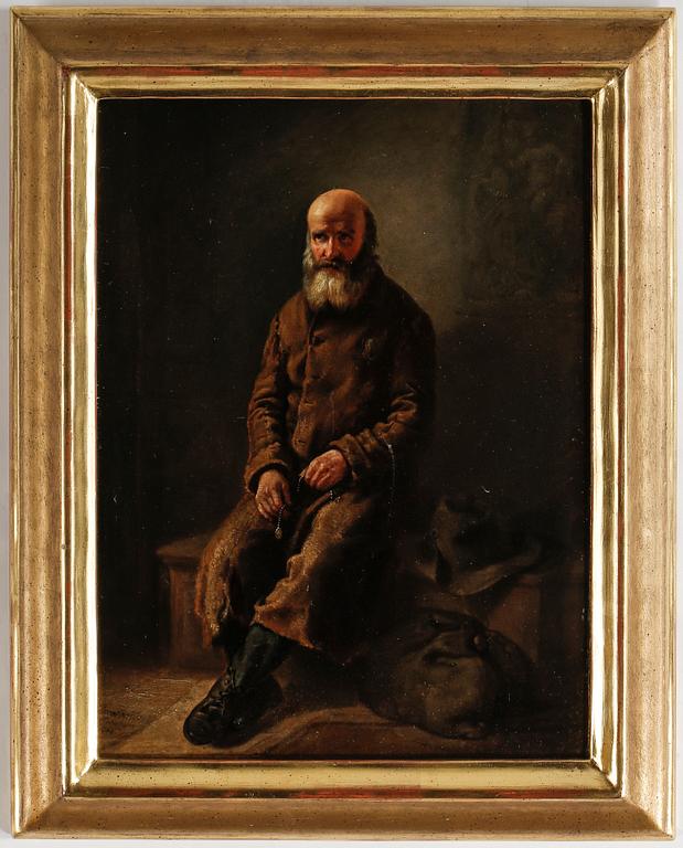 JOHAN CHRISTOFFER BOKLUND, olja på duk, signerad och daterad München 1845.