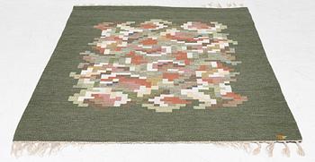 Erik Lundberg, a 'Korall' flat weave rug, c. 217 x 141 cm.