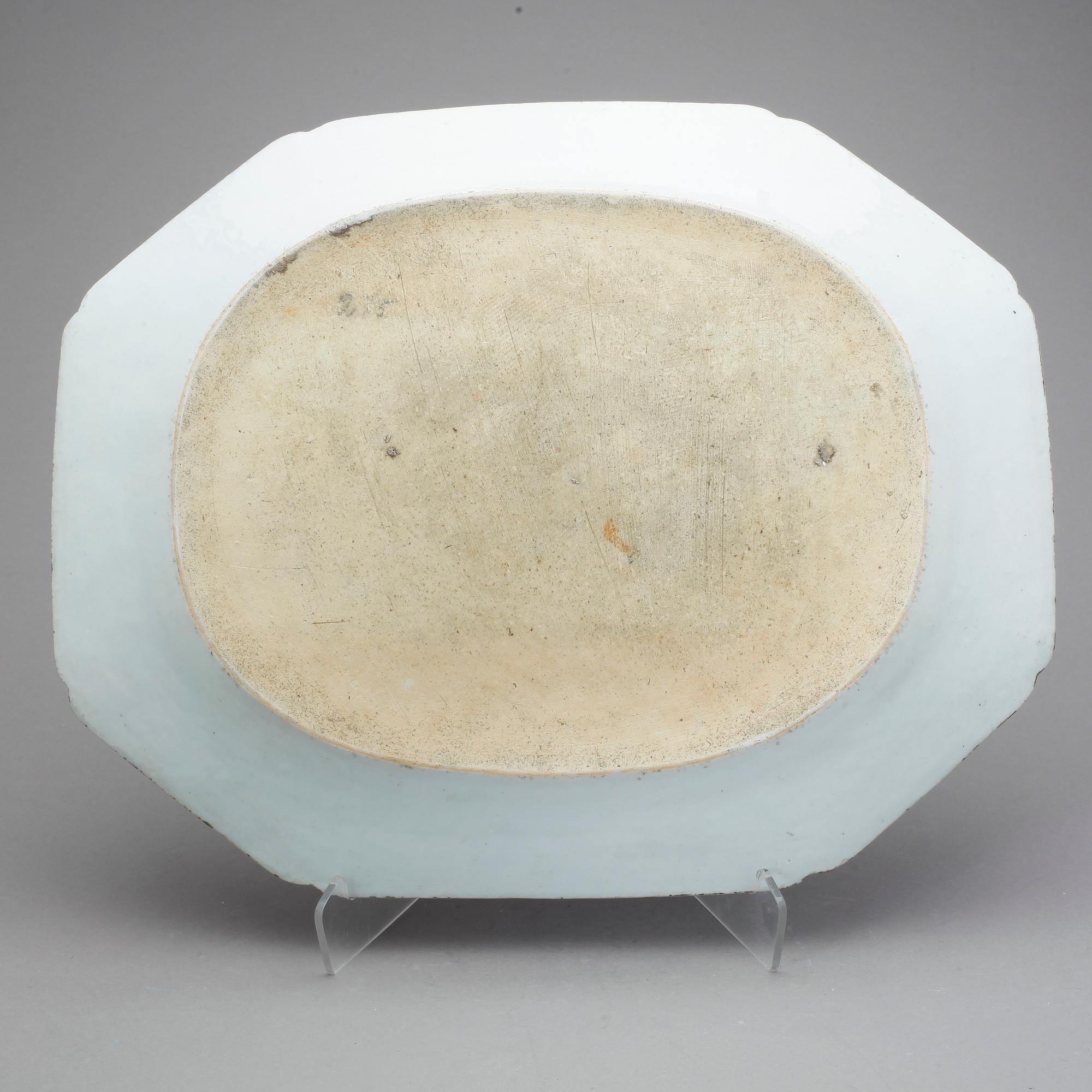 STEKFAT, kompaniporslin, Qianlong 1736-95.