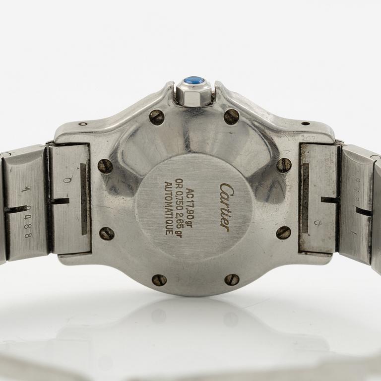 Cartier, Santos Ronde, wristwatch, 29 mm.