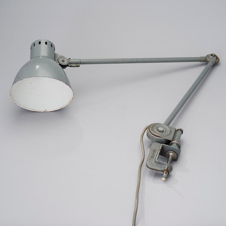 ADJUSTABLE LAMP, Tateka, Tampereen Teräskaluste, 1960.