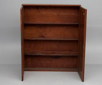 VÄGGSKÅP, mahogny 1800-tal.