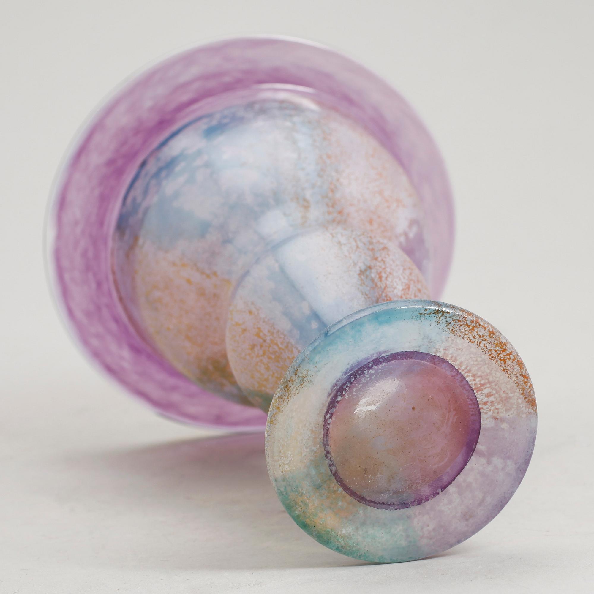 VAS, glas, Kjell Engman, Kosta Boda, signerad.