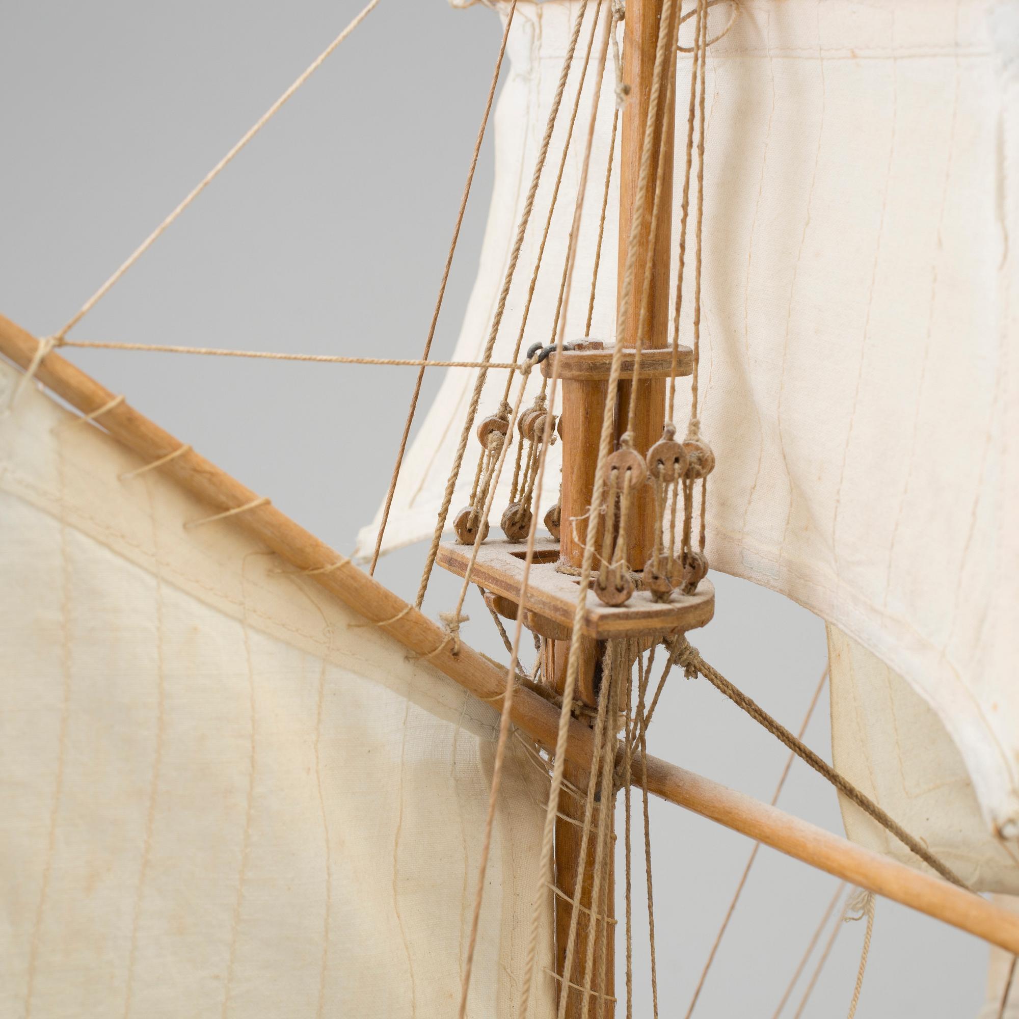 A ship model, first half of the 20th century.