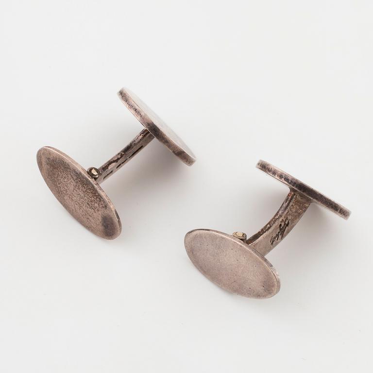 ATELJÉ STIGBERT, Stockholm, 1968, a pair of cufflinks.