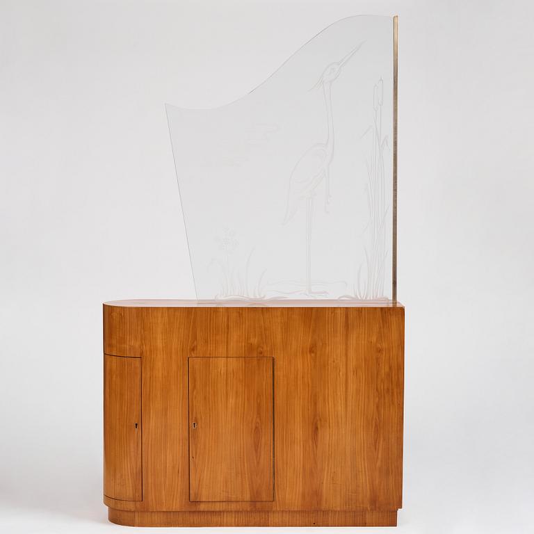 A Swedish Modern sideboard / room divider, 1930-40s.