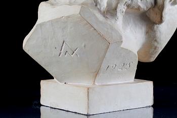 WÄINÖ AALTONEN, skulptur, gips. Sign och dat 1925.