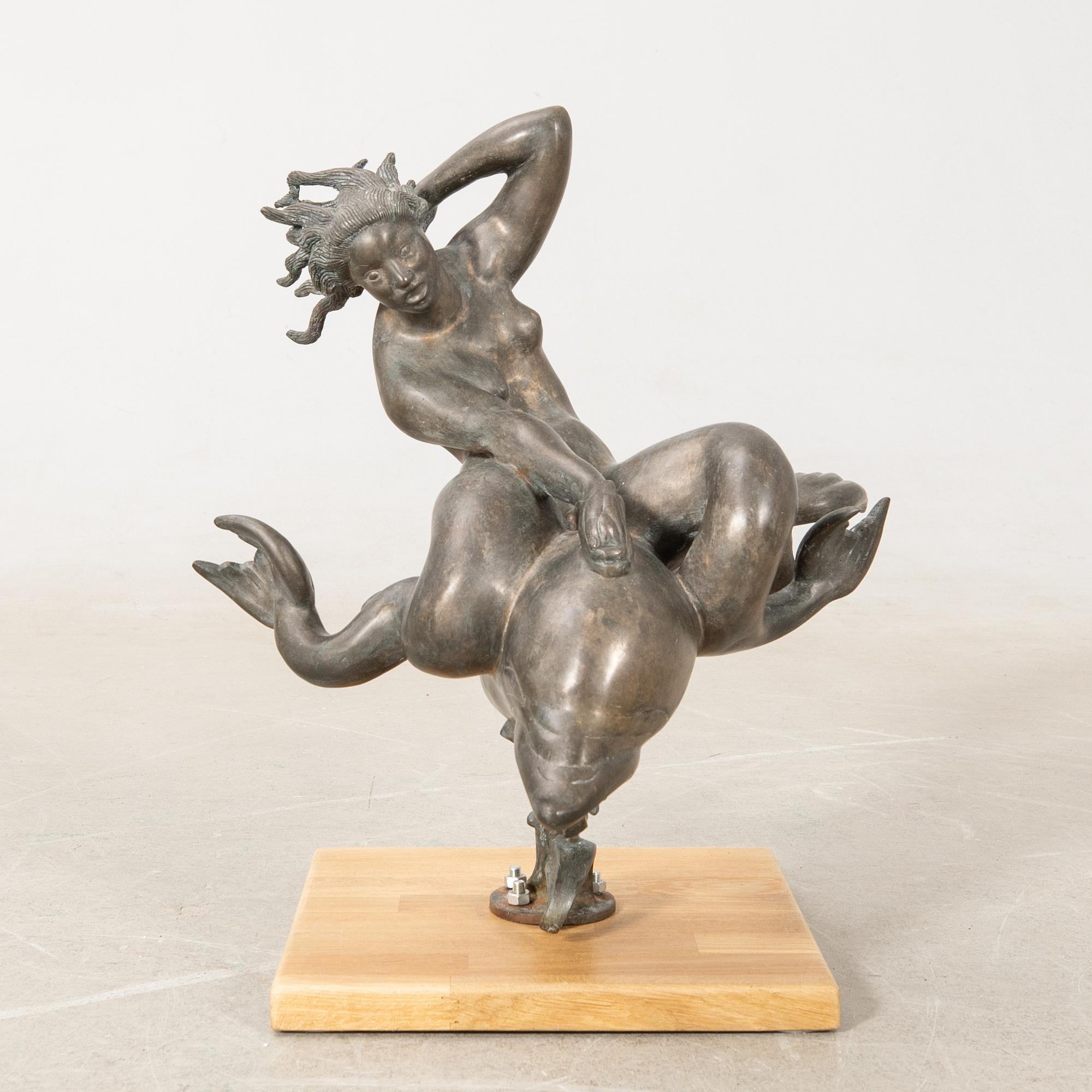 Carl Milles, efter, "Solglitter", "Najad på delfin".