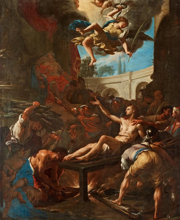 Francesco Trevisani Attributed to, The Martyrdom of Saint Lawrence.
