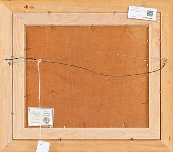 HUGO ÖFVERSTRÖM, olja på pannå, signerad.