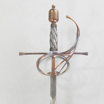 A sword and a dagger, a copy after a 17th century model .