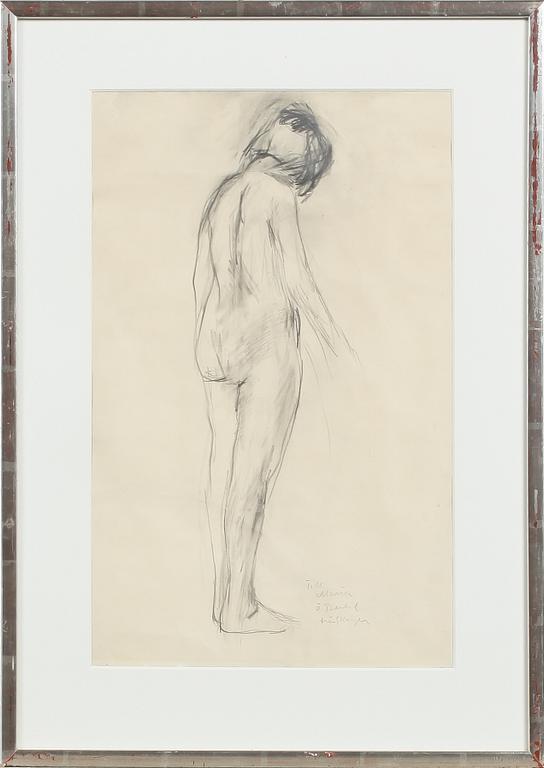 OLLE SKAGERFORS, teckning, signerad.