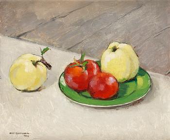 173. Olle Hjortzberg, Still life with fruits.