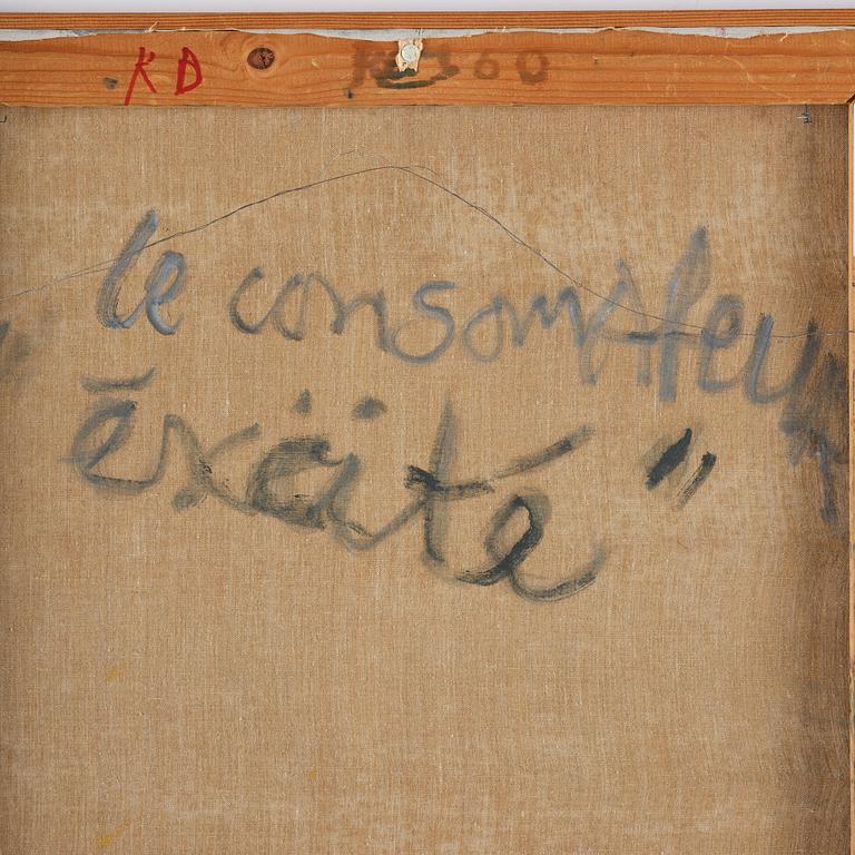 Jacqueline de Jong, ”Le Consommateur Excité”.