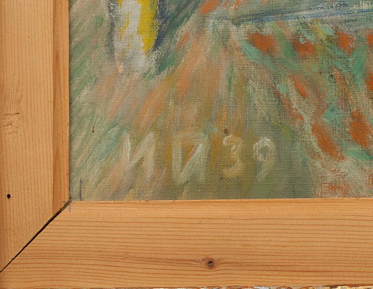 OKÄND KONSTNÄR, olja på duk, monogramsignerad och daterad -39.