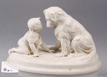 FIGURIN, parian, Gustafsberg 1899.