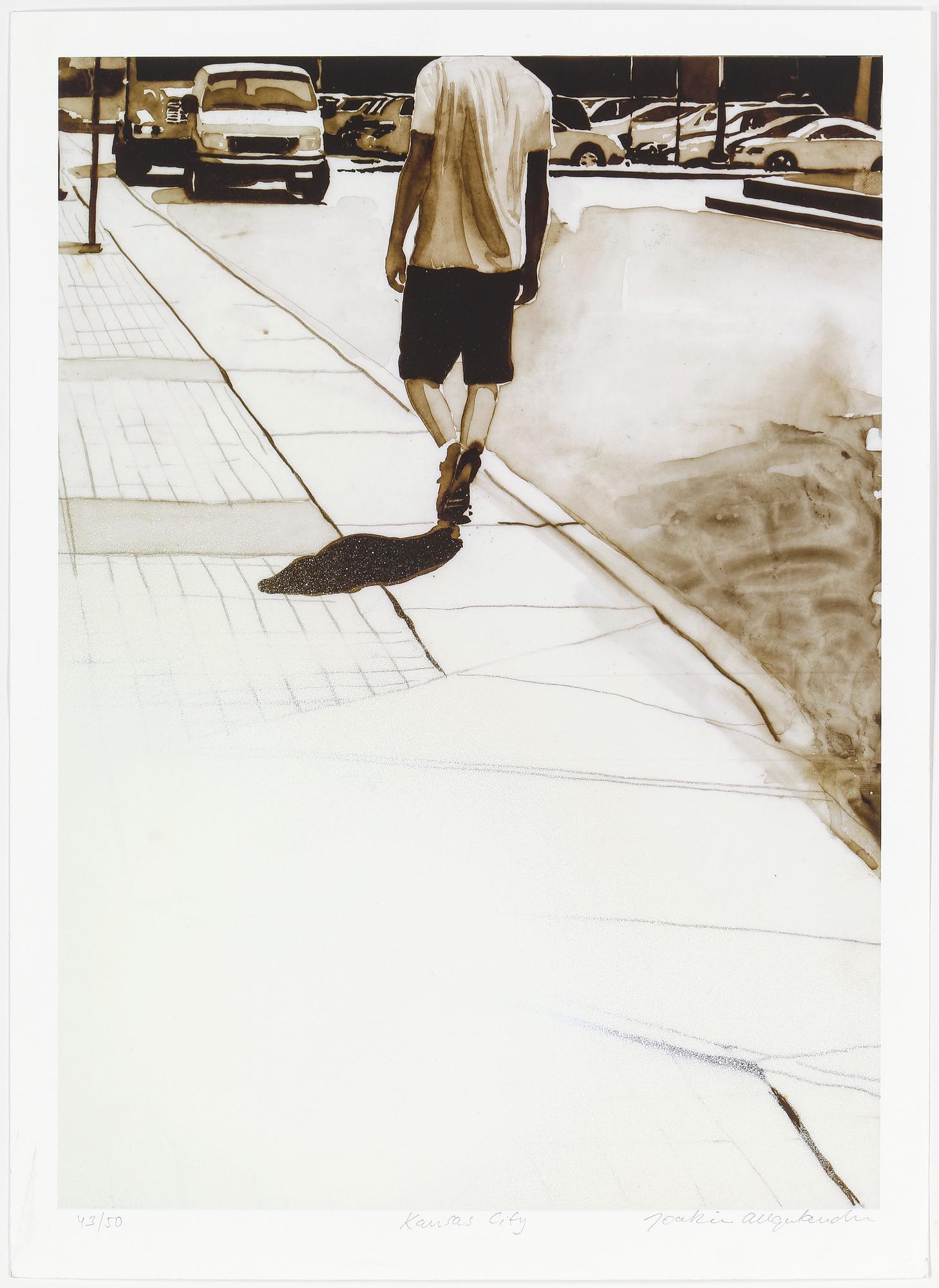 JOAKIM ALLGULANDER, litografi, sign o numr. 43/50.