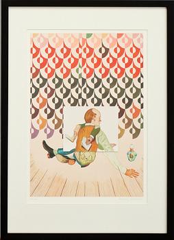 JENS FÄNGE, collage, sign 165/450.