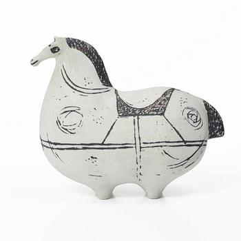 Stig Lindberg, A stoneware sculpture, “Springare”, signed Stig L, with the studio hand, Gustavsberg, 1950s.