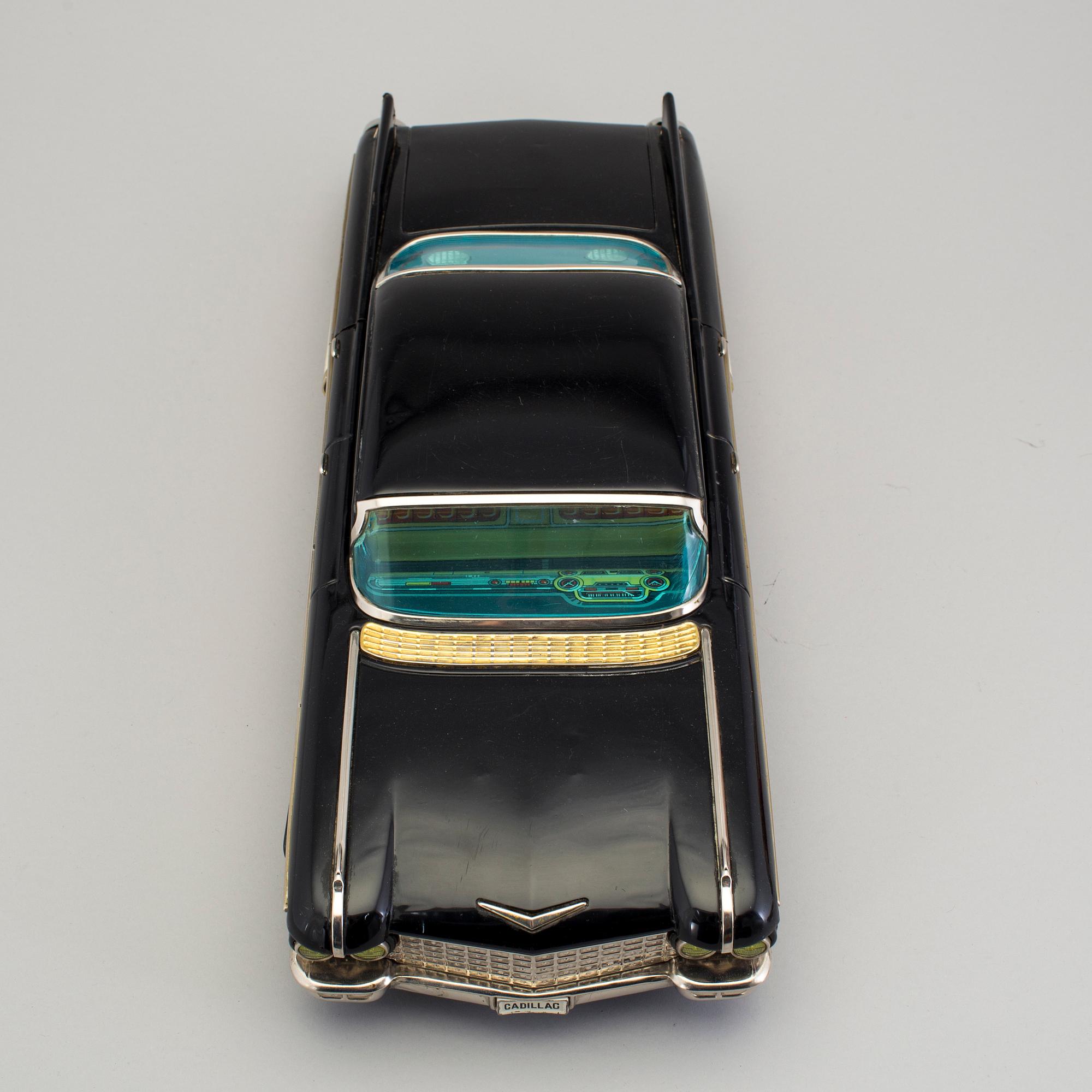 A tinplate Cadillac by Yonezwa, Japan. Ca 1960.