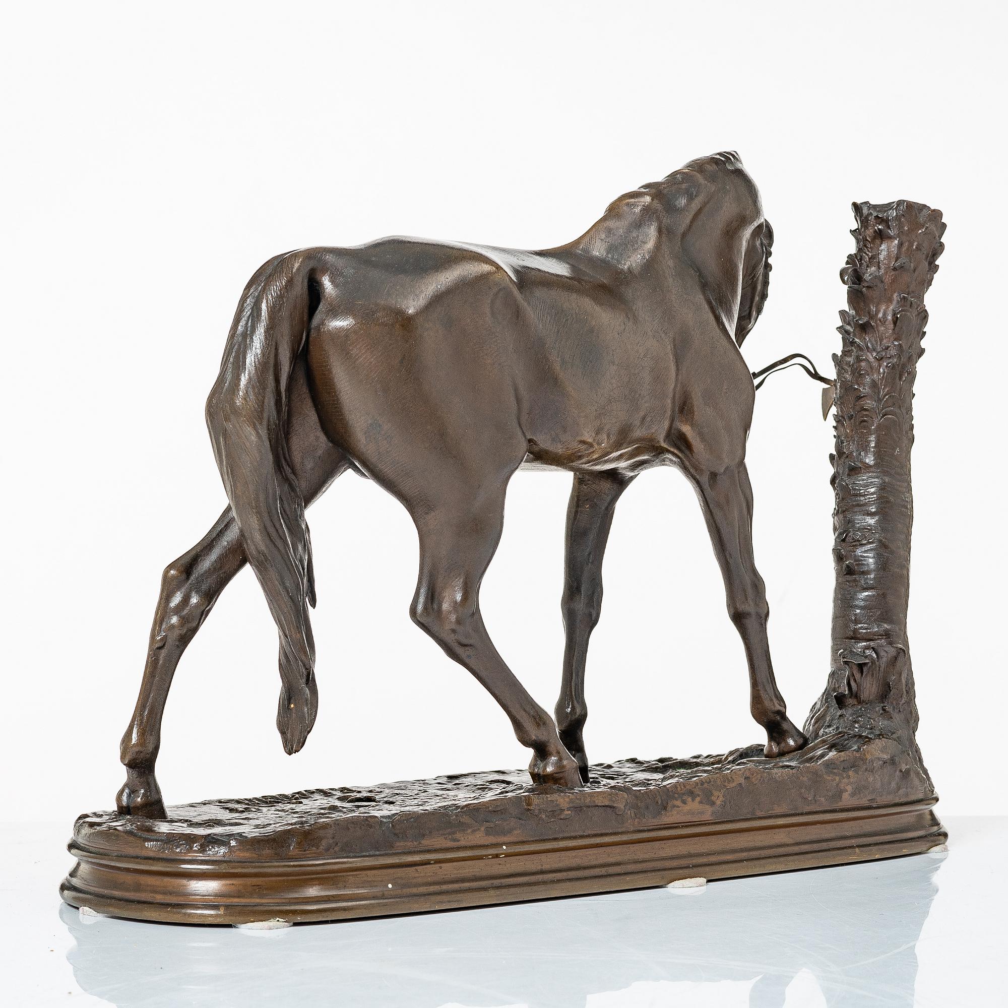 Pierre -Jules Mêne, After. "Cheval au Palmier".